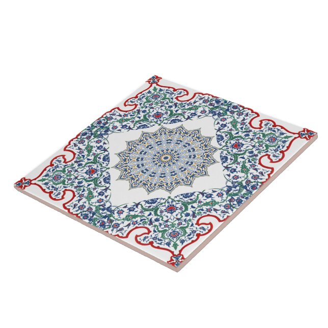 Carreau Décor Arabesque Persan Oriental Arabe Turc (Côté)