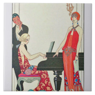 Carreau Décor art déco vintage carrelage en céramique