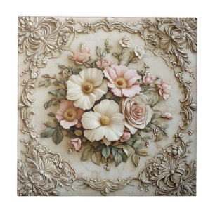Carreau Décor de maison de ferme Cottagecore vintage uniqu