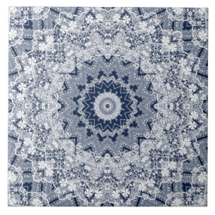 Carreau Décor dentelé