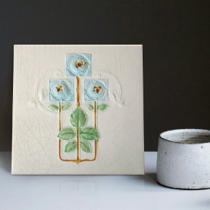 Carreau Décor du mur Art Nouveau Vintage Antique Peranakan