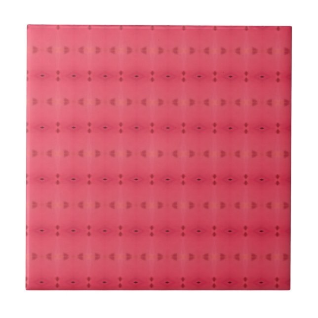 Carreau Décor géométrique céramique rose Amaranth (Devant)