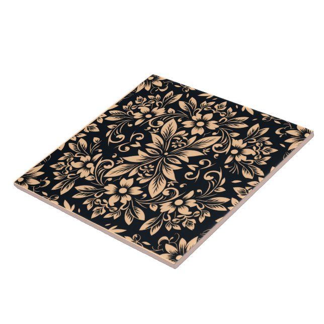 Carreau décoratif en céramique Damask Élégance de  (Côté)