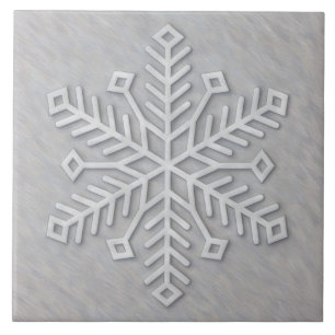 Carreau décoratif flocon de neige d'art moderne gr