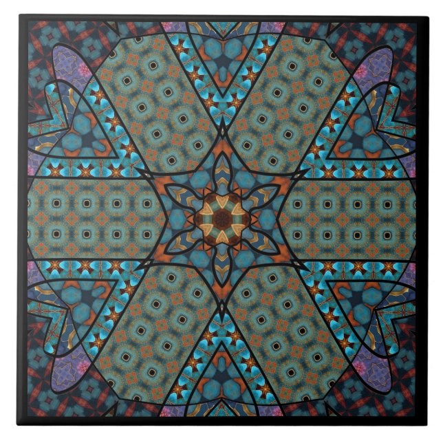 Carreau Décoratif Mandala  (Devant)