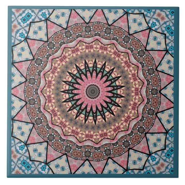 Carreau Décoratif Mandala  (Devant)