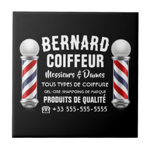 Carreau Décoration de salon de coiffure