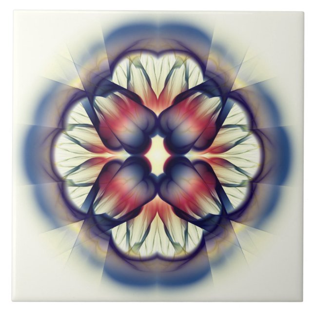 Carreau Décoration lumineuse flamboyante (Devant)