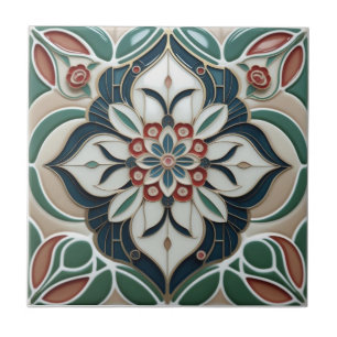 Carreau Décoration murale florale abstraite Art Déco Macki