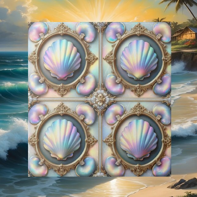 Carreau Décoration Nautique de Luxe | Maison de plage Opal (Créateur téléchargé)