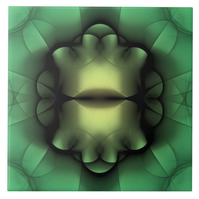 Carreau Décoration symétrique architecturale (Devant)