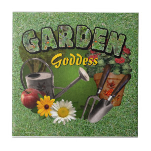Carreau Déesse du jardin
