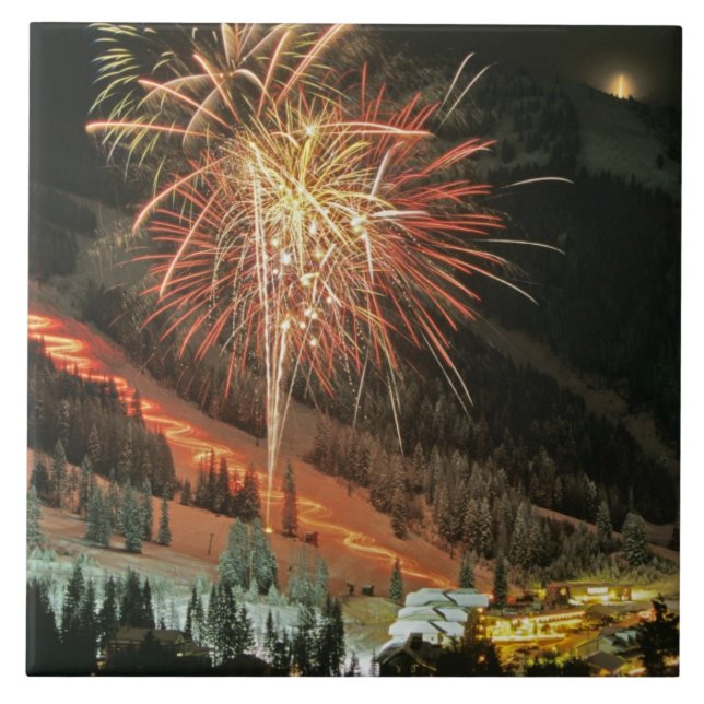 Carreau Défilé et feux d'artifice de torche pendant (Devant)