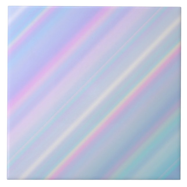 Carreau Dégradé holographique pastel iridescent (Devant)