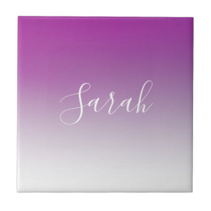Carreau Dégradé ombré violet minimaliste simple moderne