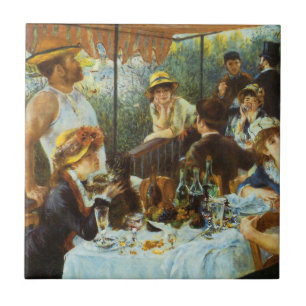 Carreau Déjeuner des canotiers par Pierre Renoir