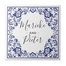 Carreau Delfts Blauw | Delft Blue Dutch Mariage Keepsakft