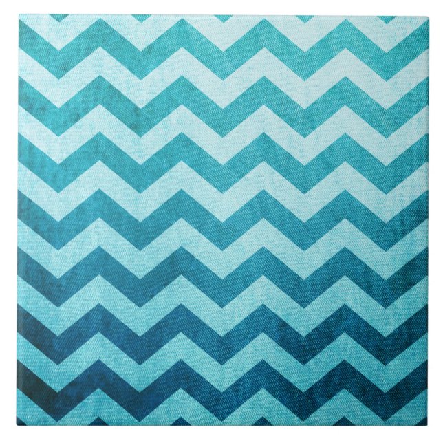 Carreau Denim Chevron par Shirley Taylor (Devant)