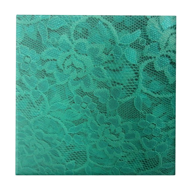 Carreau Dentelle turquoise (Devant)