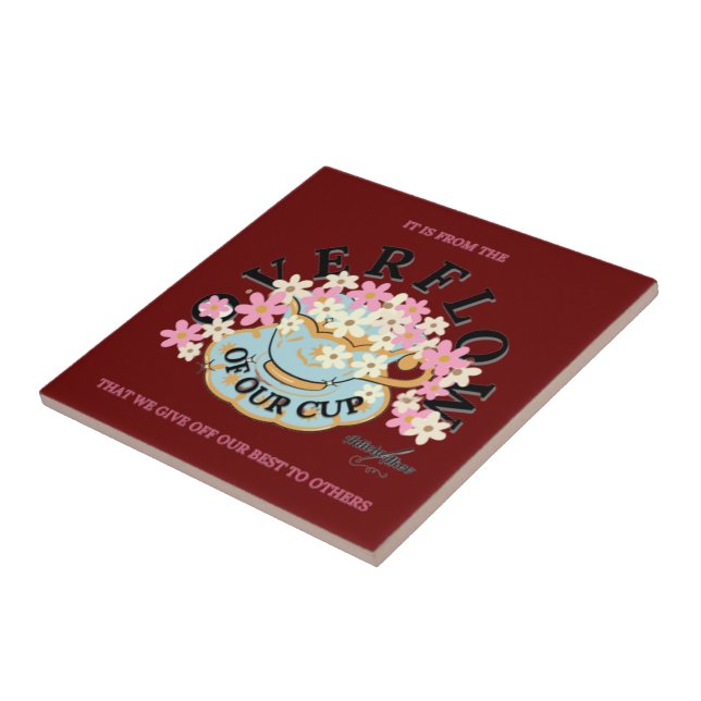 Carreau DÉPASSEMENT Carrelage décoratif en céramique par A (Côté)