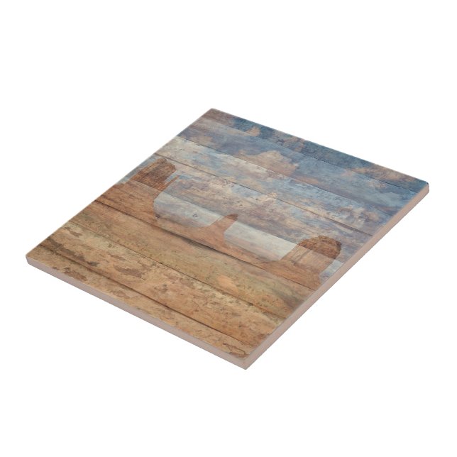 Carreau Desert Landscape Sandstone Buttes And Heavenly Sky (Côté)