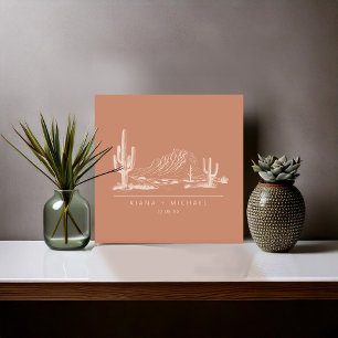 Carreau Desert Vibes Paysage Mariage Terra Cotta ID1019