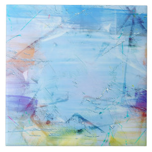 Carreau Design abstrait bleu