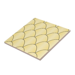 Carreau Design Art Déco Jaune