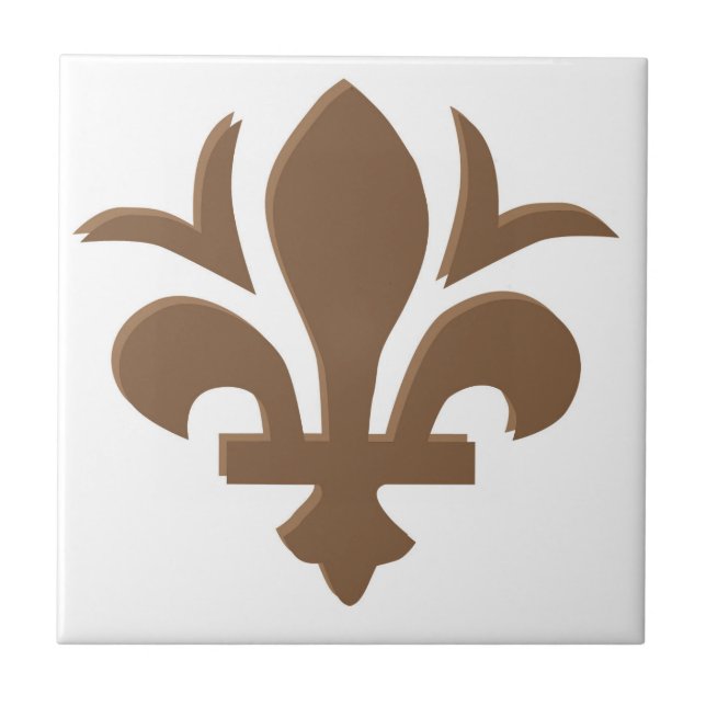 Carreau Design Carrelage Fleur de Lis (Devant)