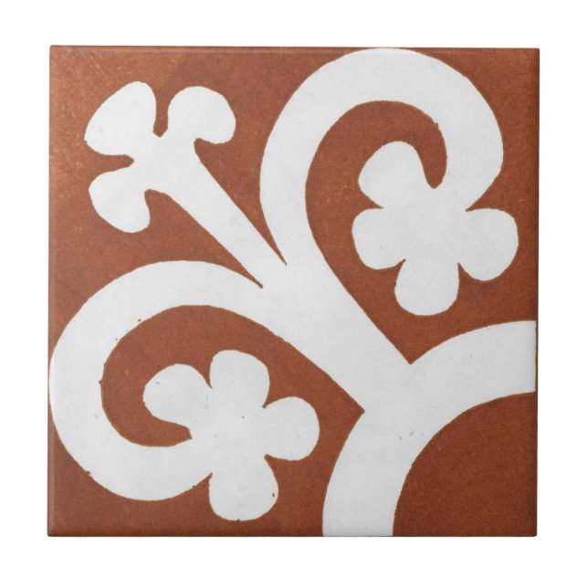 Carreau Design d'art céramique irlandais vintage (Devant)