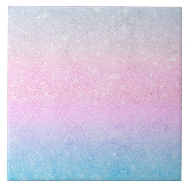 Carreau Design élégant de Parties scintillant en argent ro (Devant)