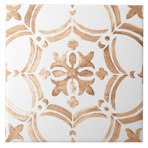 Carreau Design floral coloré