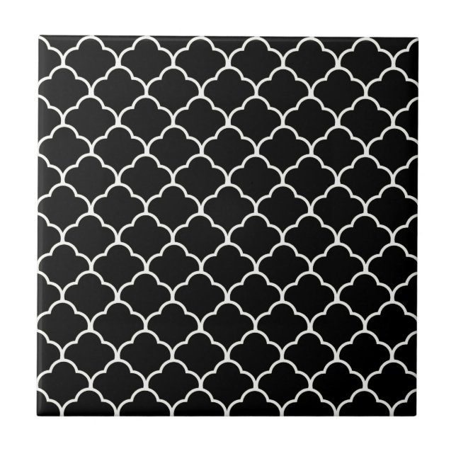 Carreau Design marocain noir à Emporiomoffa (Devant)
