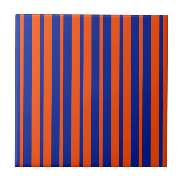 Carreau Design Motif Orange Blue (Devant)