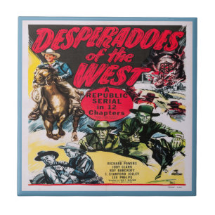 Carreau Desperados vintages d'affiche de film occidental