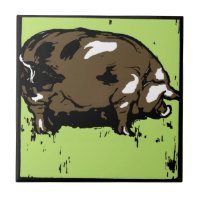 Dessous de verre animal de coupe victorien frappan