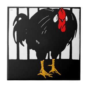 Carreau Dessous de verre animal victorien en grève