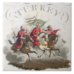 Carreau Détail de page titre, des 'costumes du Variou