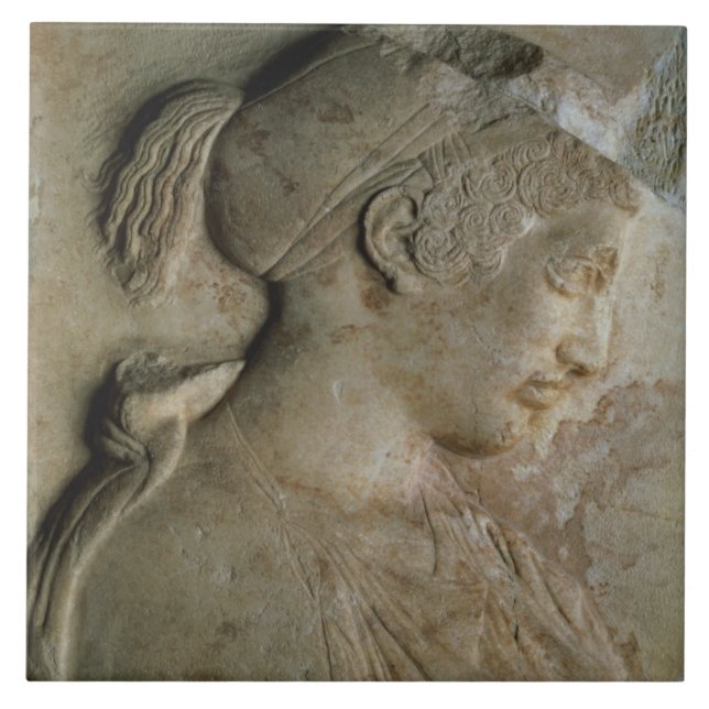 Carreau Détail du stela de Philis, de Thasos, c.5t (Devant)