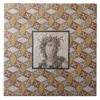Carreau Détail d'un panneau de plancher romain de mosaïque