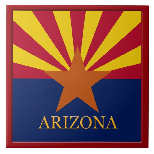 Carreau d'état de l'Arizona (Devant)