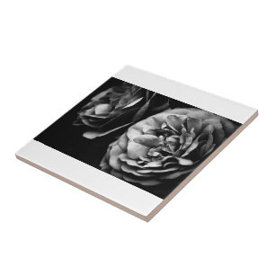 Carreau deux roses