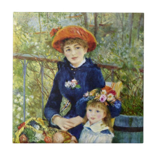 Carreau Deux Sœurs (sur la terrasse) de Pierre Renoir