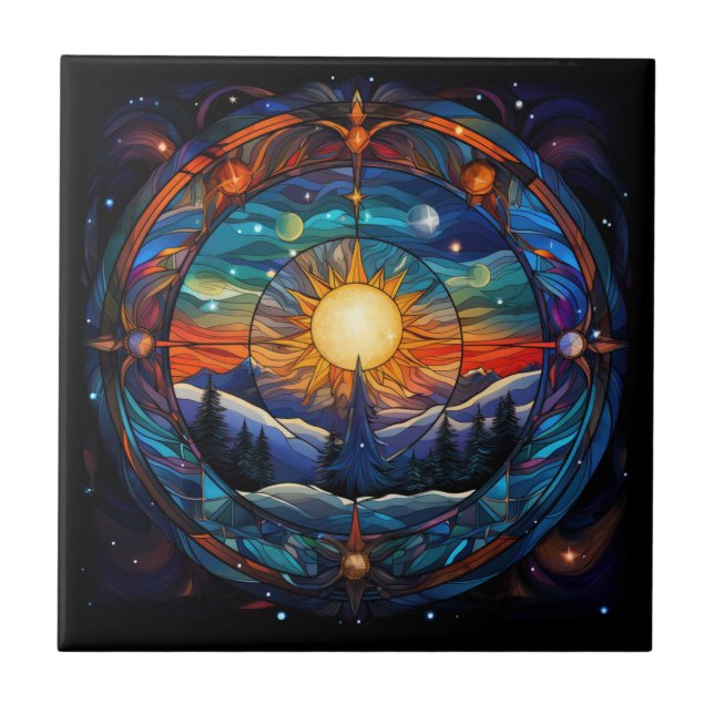 Carreau d'évasion céleste (Devant)