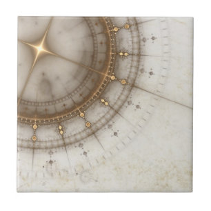 Carreau Diagramme nautique antique, grunge