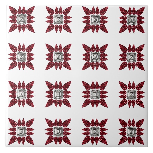 Carreau Diamant Rouge (Devant)