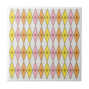 Carreau Diamants modernes du milieu du siècle 2