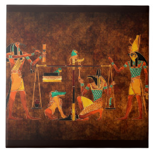 Carreau Dieux égyptiens antiques