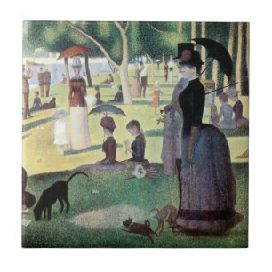 Carreau Dimanche après-midi à l'Île de la Grande Jatte de 