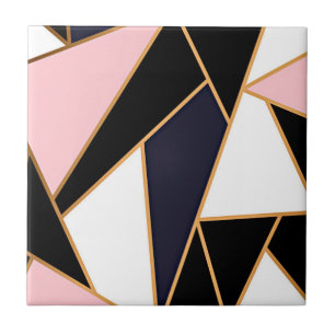 Carreau d'impression en mosaïque multicolore Motif